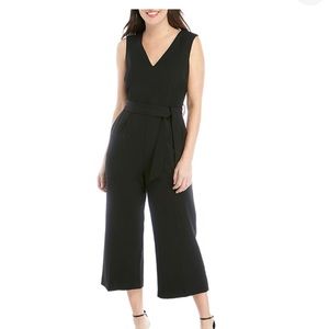 Vince Camuto B Neck Cropped Jumpsuit